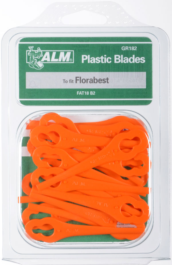 Plastic blades for Lidl Florabest and Güde trimmers